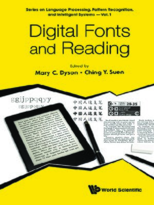 cover image of Digital Fonts and Reading